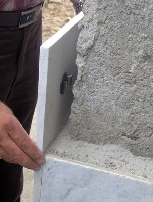 ملات و دوغاب پشت و زیر سنگ و کاشی