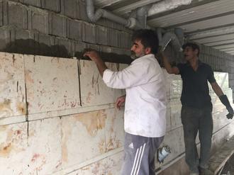 ملات و دوغاب پشت و زیر سنگ و کاشی